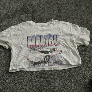 Cropped Malibu car shirt